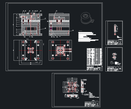 异性透盖注塑工艺分析及模具设计+CAD+说明缩略图