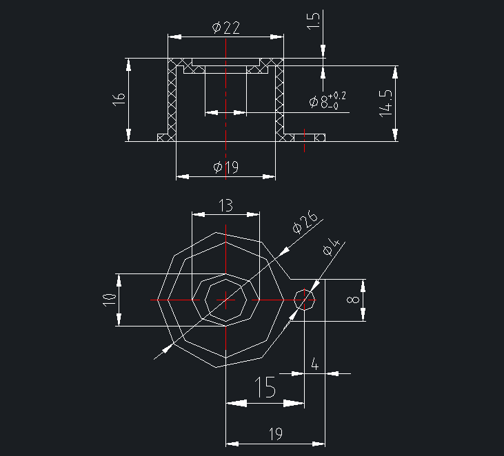 异性透盖注塑工艺分析及模具设计+CAD+说明