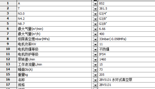 2BV5水环式真空泵2BV5131 2BV6 水环真空泵2BV6110系类模型三维SW2012带参缩略图