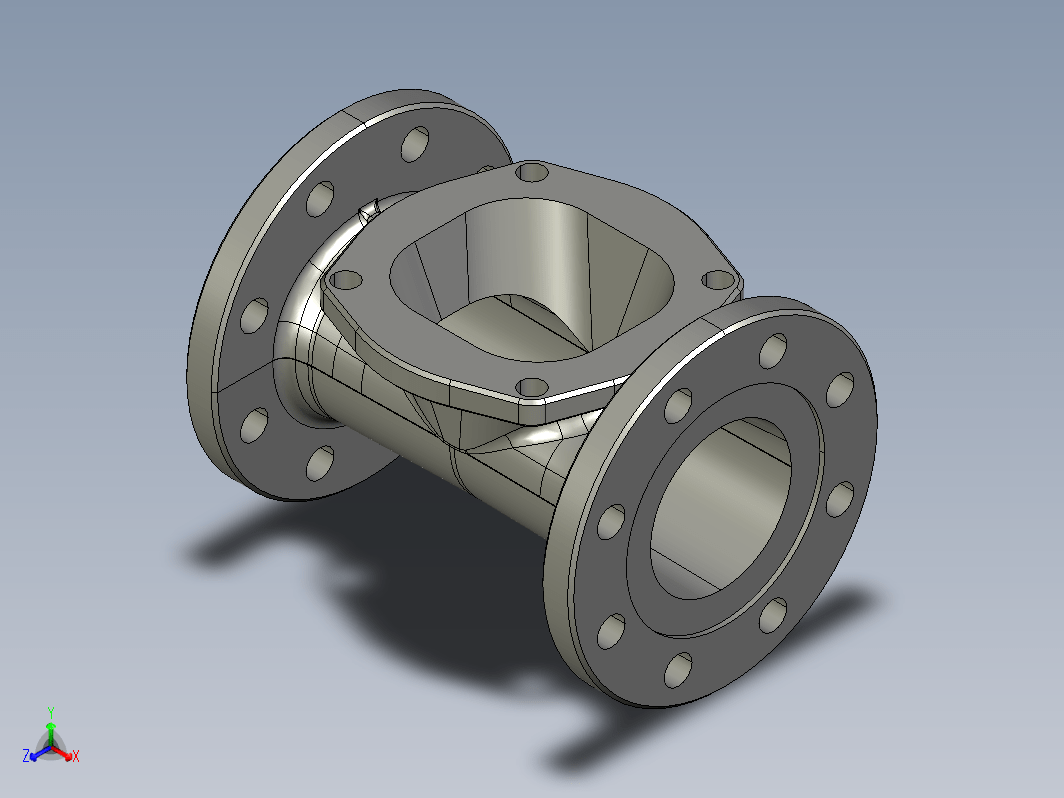 阀体3D模型