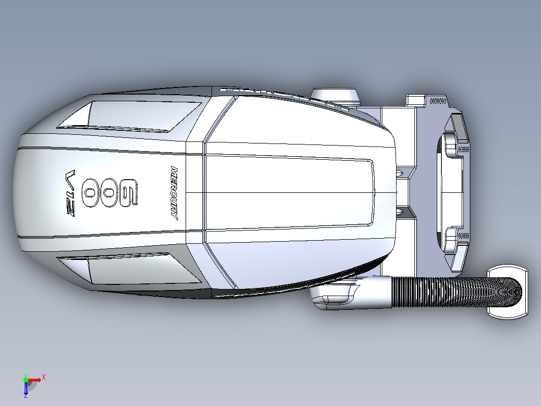 船外机推进器艇尾机 Mercury Engine