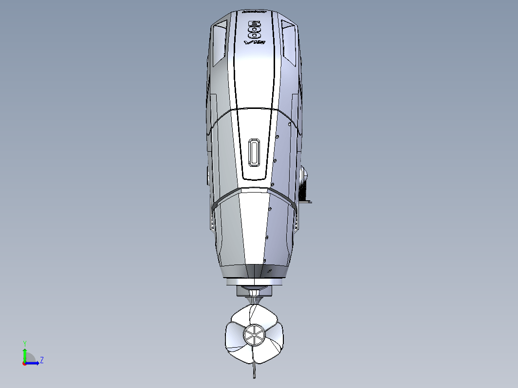 船外机推进器艇尾机 Mercury Engine