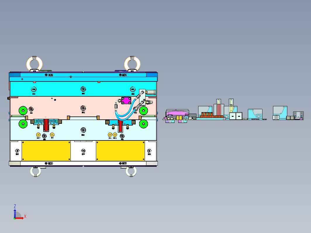 汽车双色模具