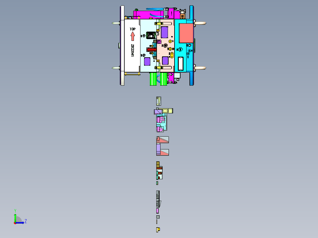 汽车双色模具