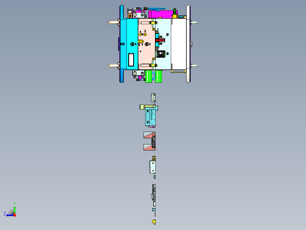 汽车双色模具