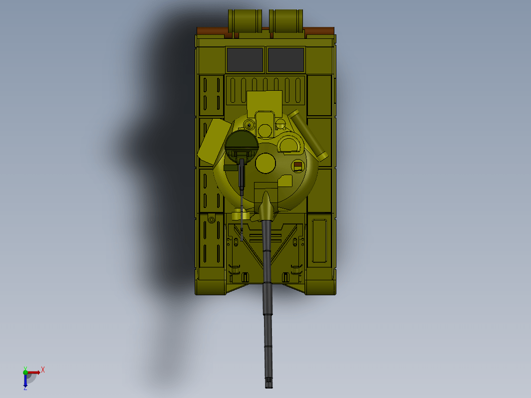 苏联T-72重坦克