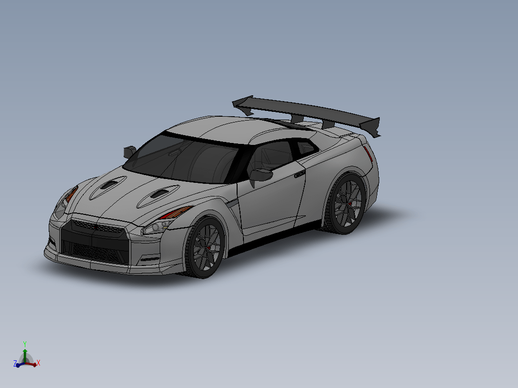 Nissan GT-R Sports Car跑车