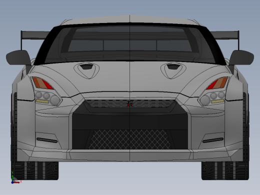 Nissan GT-R Sports Car跑车缩略图