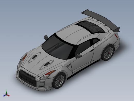 Nissan GT-R Sports Car跑车缩略图