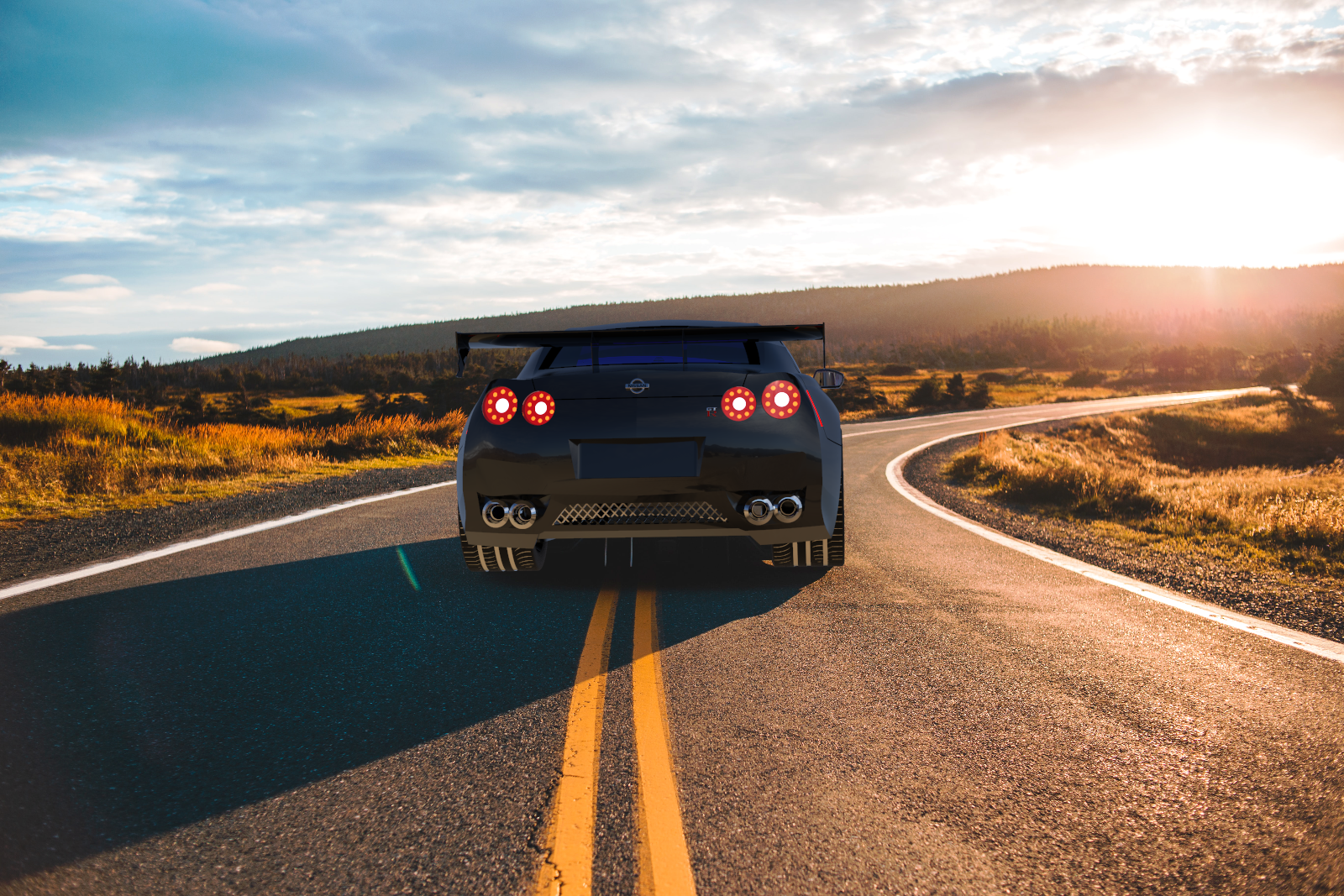 Nissan GT-R Sports Car跑车