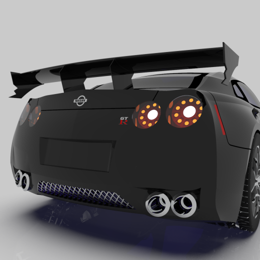 Nissan GT-R Sports Car跑车缩略图