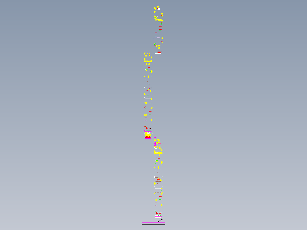 UASB反应器CAD设计图纸