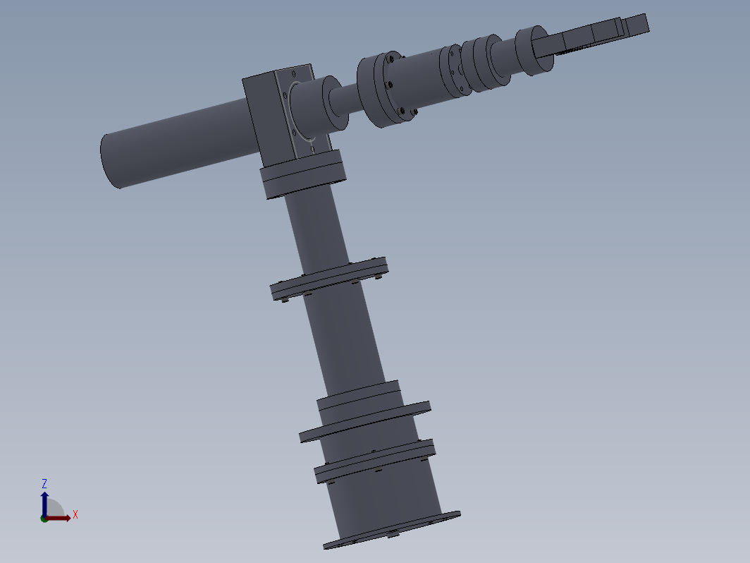 小型物料运送手臂设计三维SW2010带参+CAD+说明书