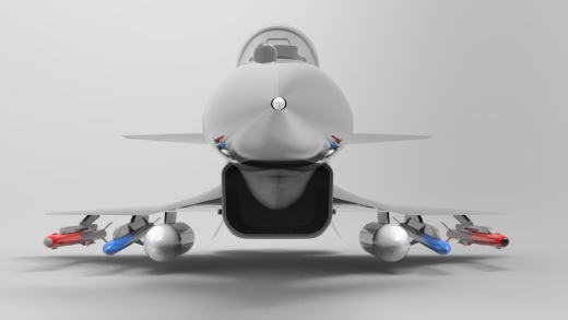J10B 歼10B战斗机轮廓线模型缩略图