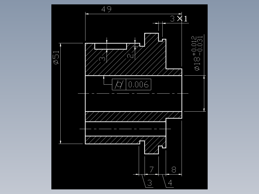 CAD机械零件图-机械制图47