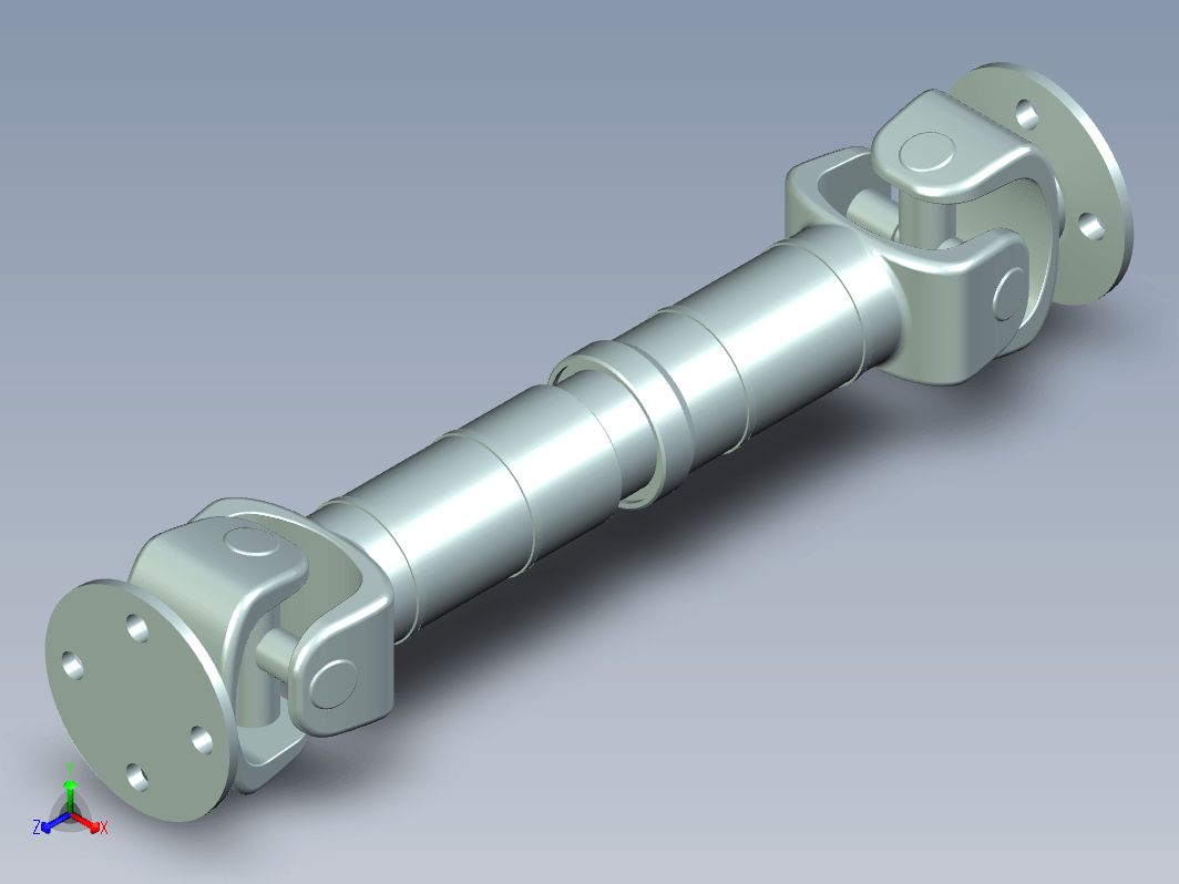 万向节传动轴模型