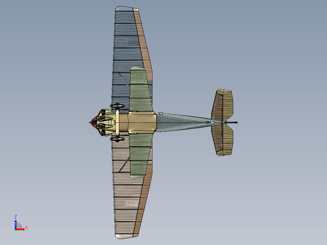 Fighter I-4固定翼战斗机玩具