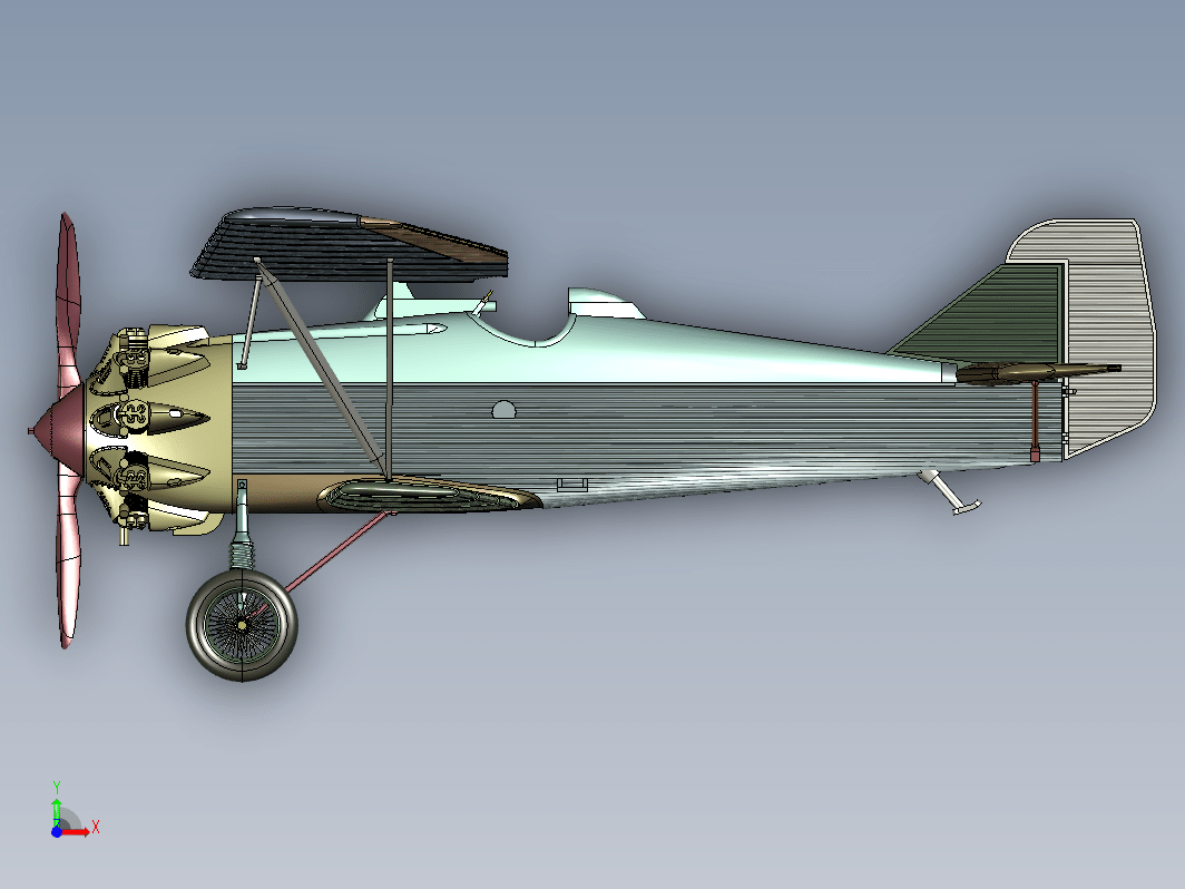 Fighter I-4固定翼战斗机玩具