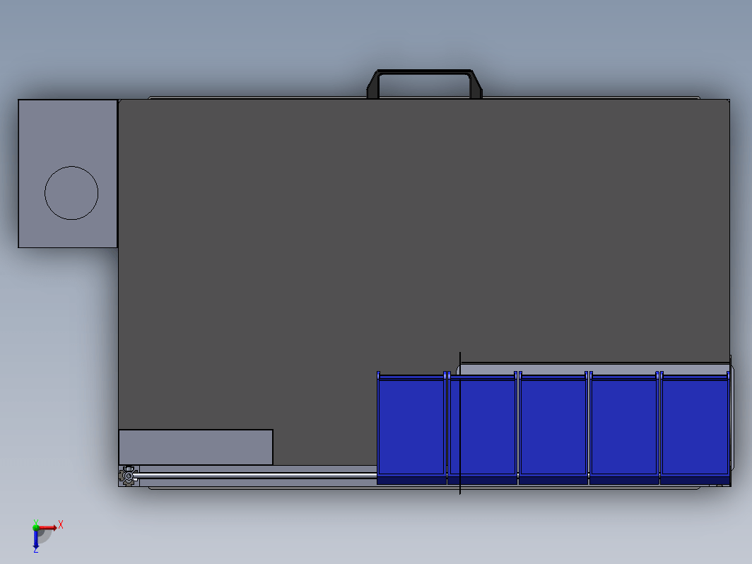 移动工具台含抽屉