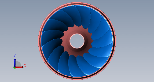 大型水轮机叶轮三维SW2016 