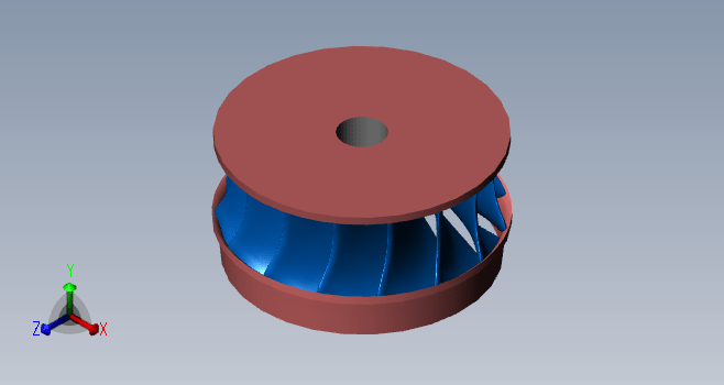 大型水轮机叶轮三维SW2016 