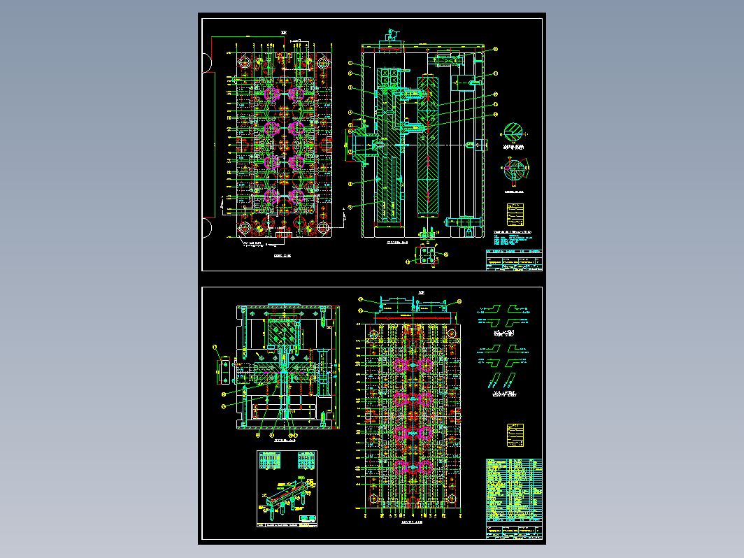 模具结构图—018热唧嘴