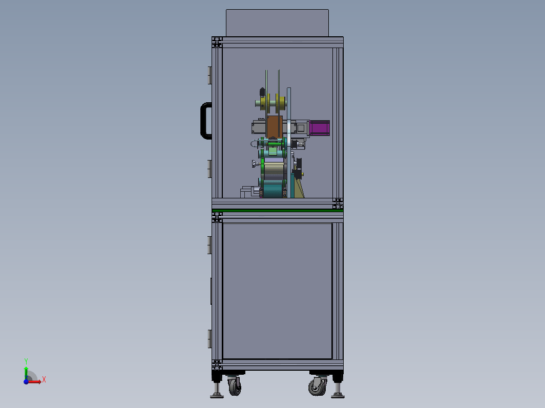 T120 自动贴标机模型