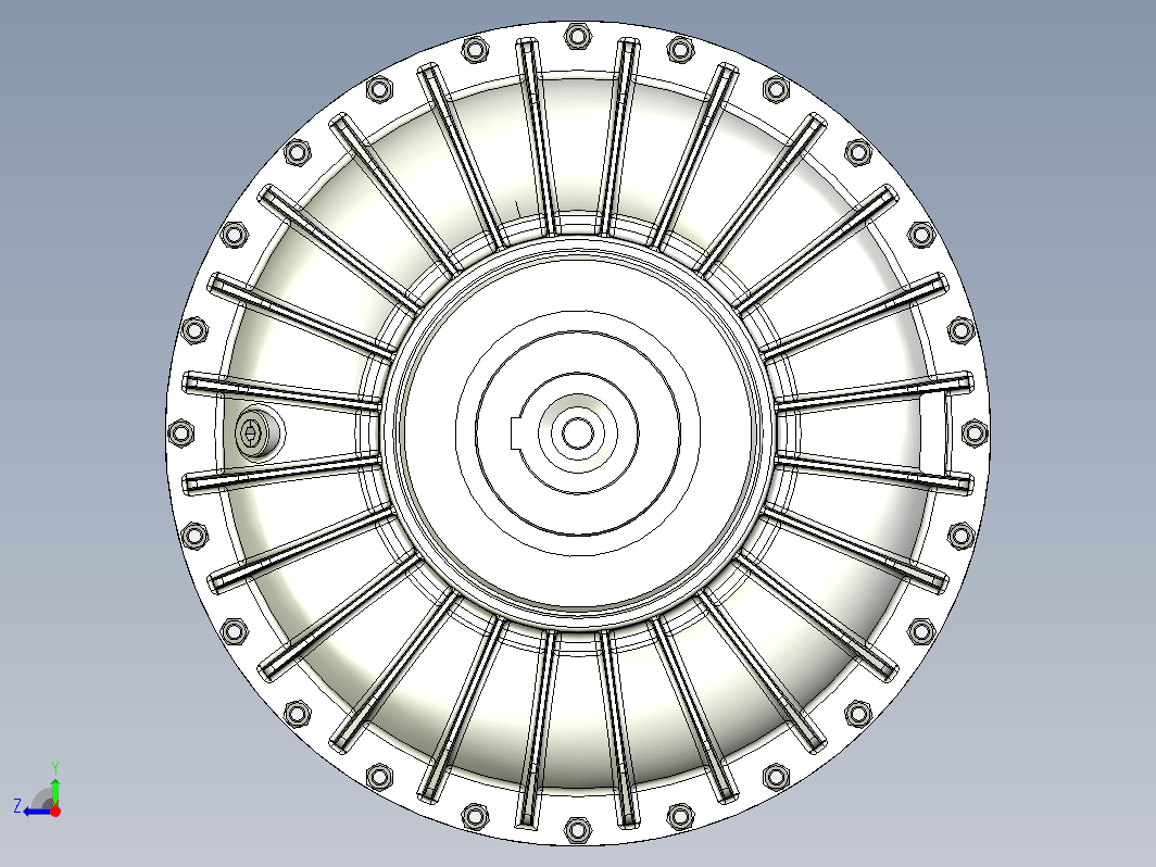 涡轮模型