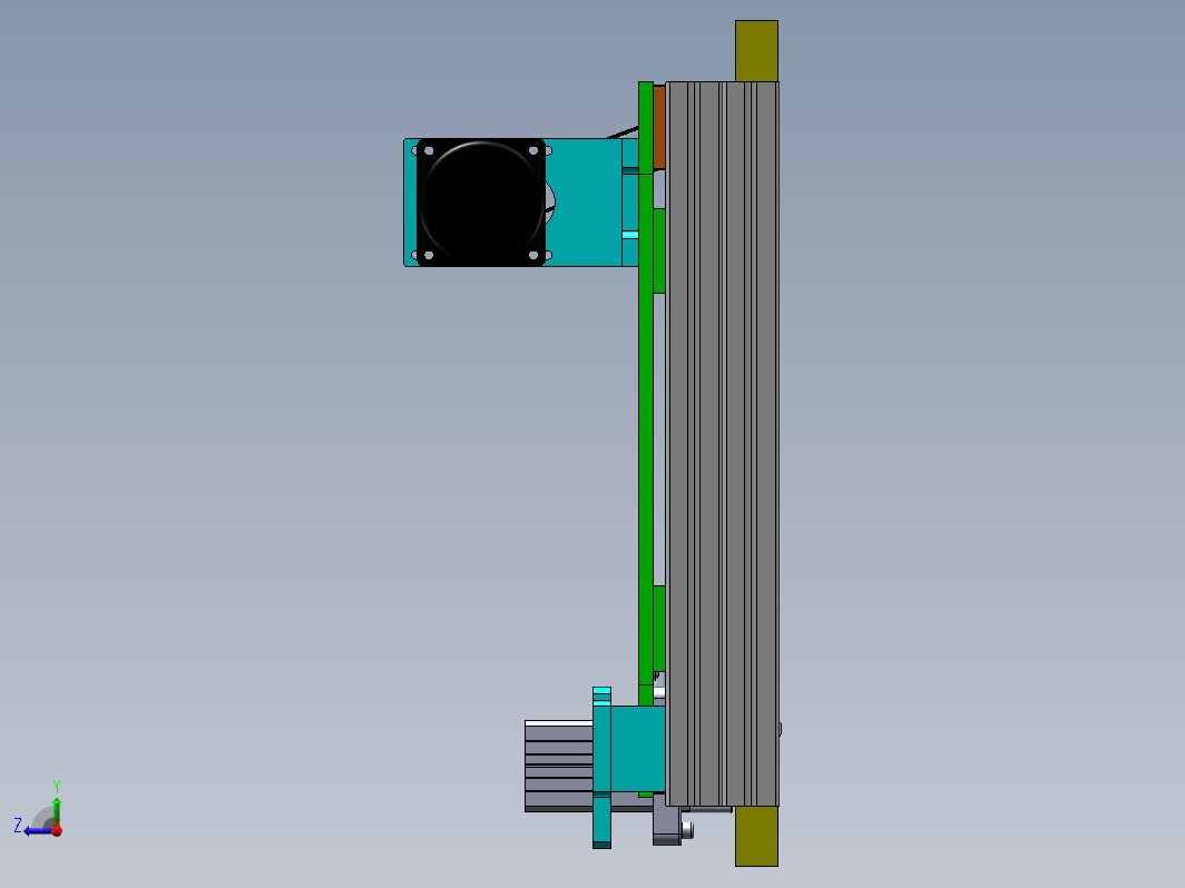 载具板送料输送带结构