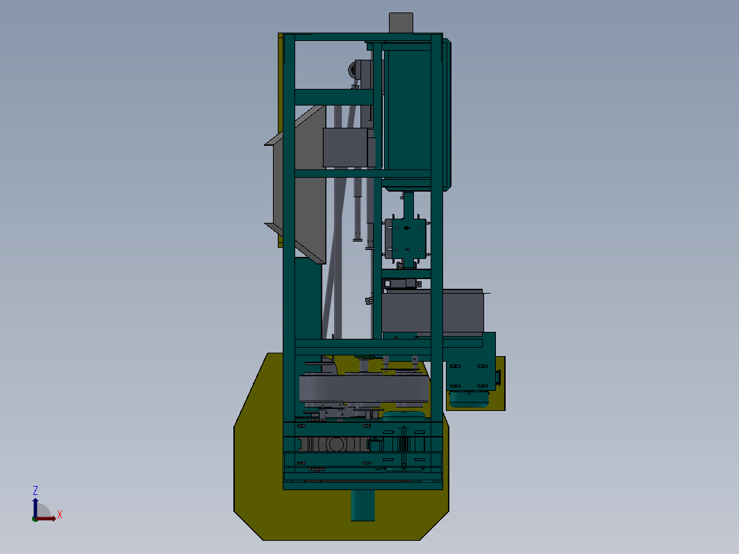 菠萝去皮通心机3D模型图