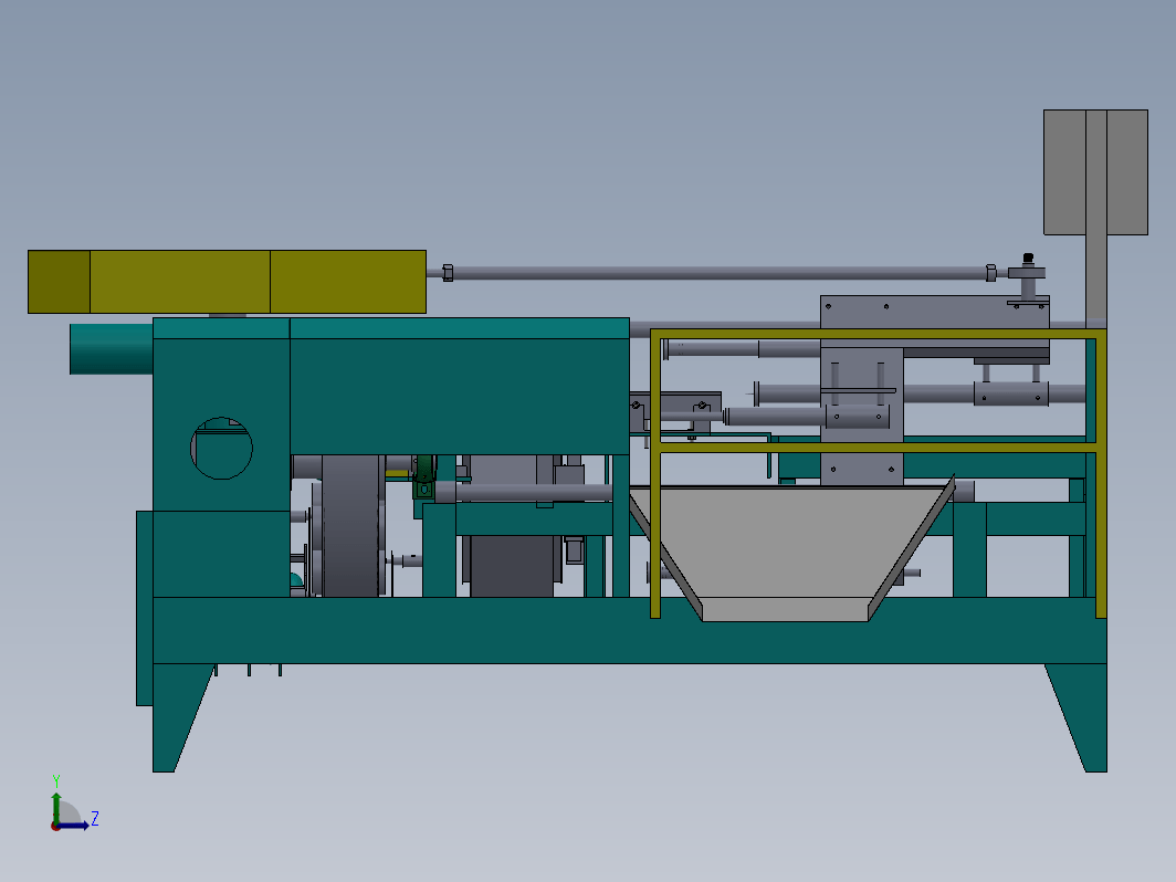 菠萝去皮通心机3D模型图