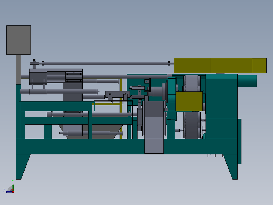 菠萝去皮通心机3D模型图