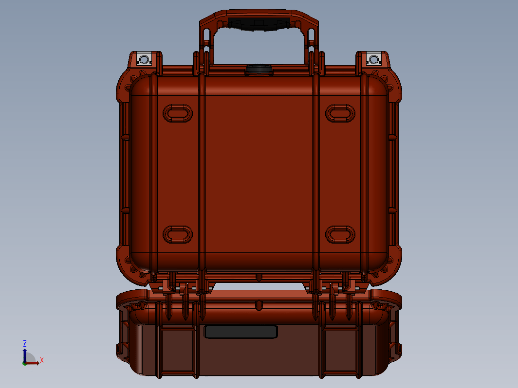 elican 1400防水安全箱保险箱模型