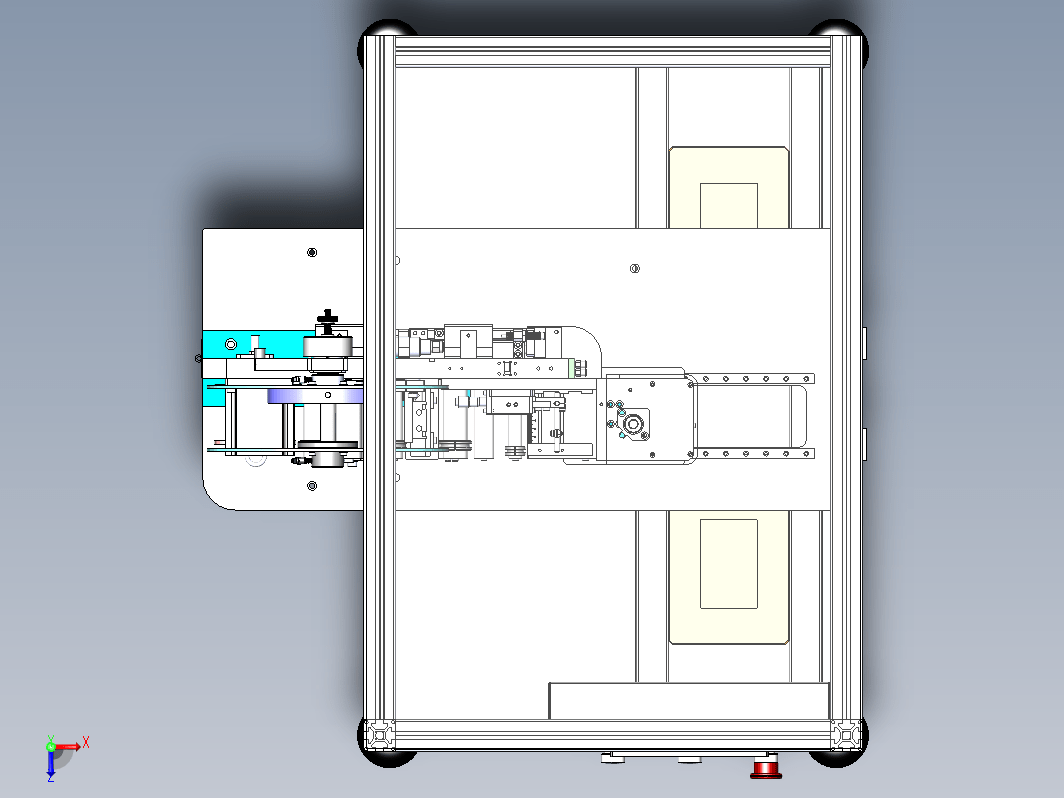 手机电池盖贴标机