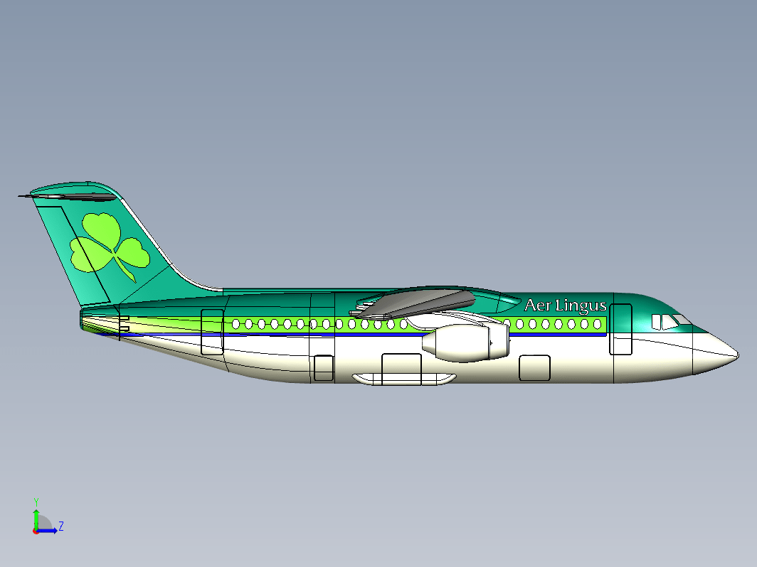 BAe146-100喷气式短程运输机