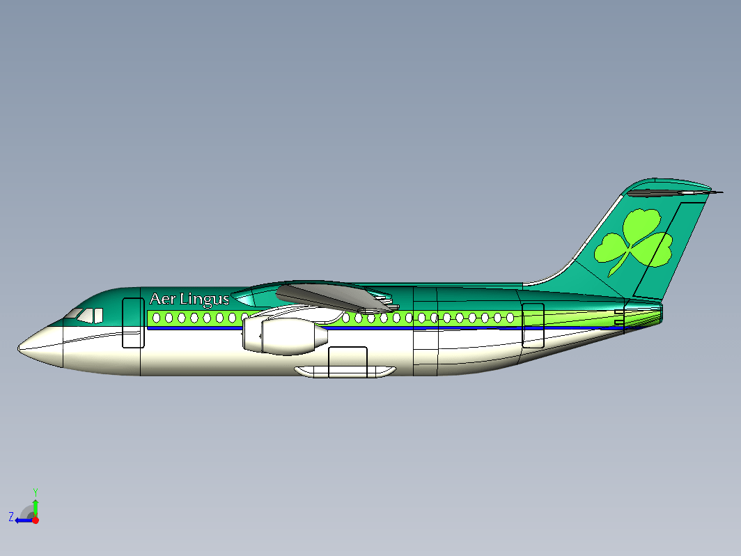 BAe146-100喷气式短程运输机