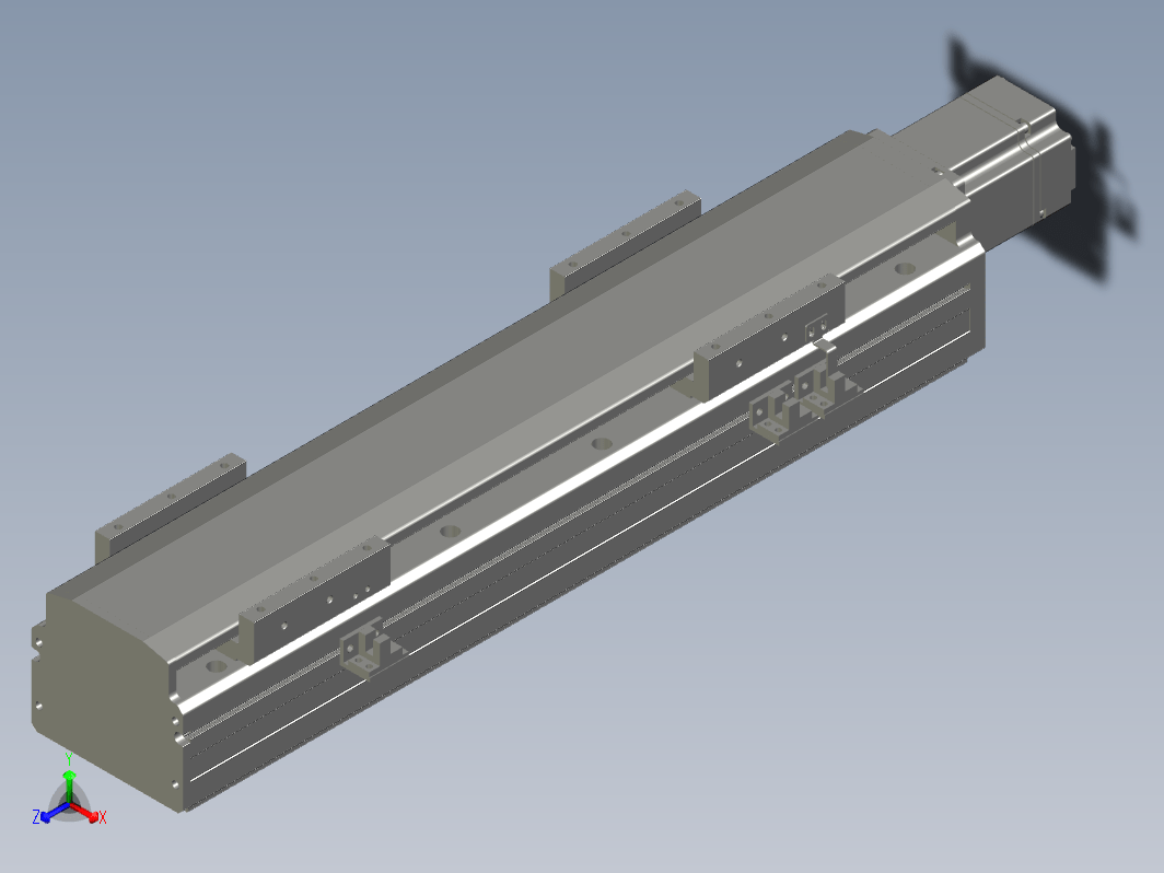 MT100BS-L300 线性模组 直线滑台模型.MT100BS.L10.300.BC.M20B.C4.3D