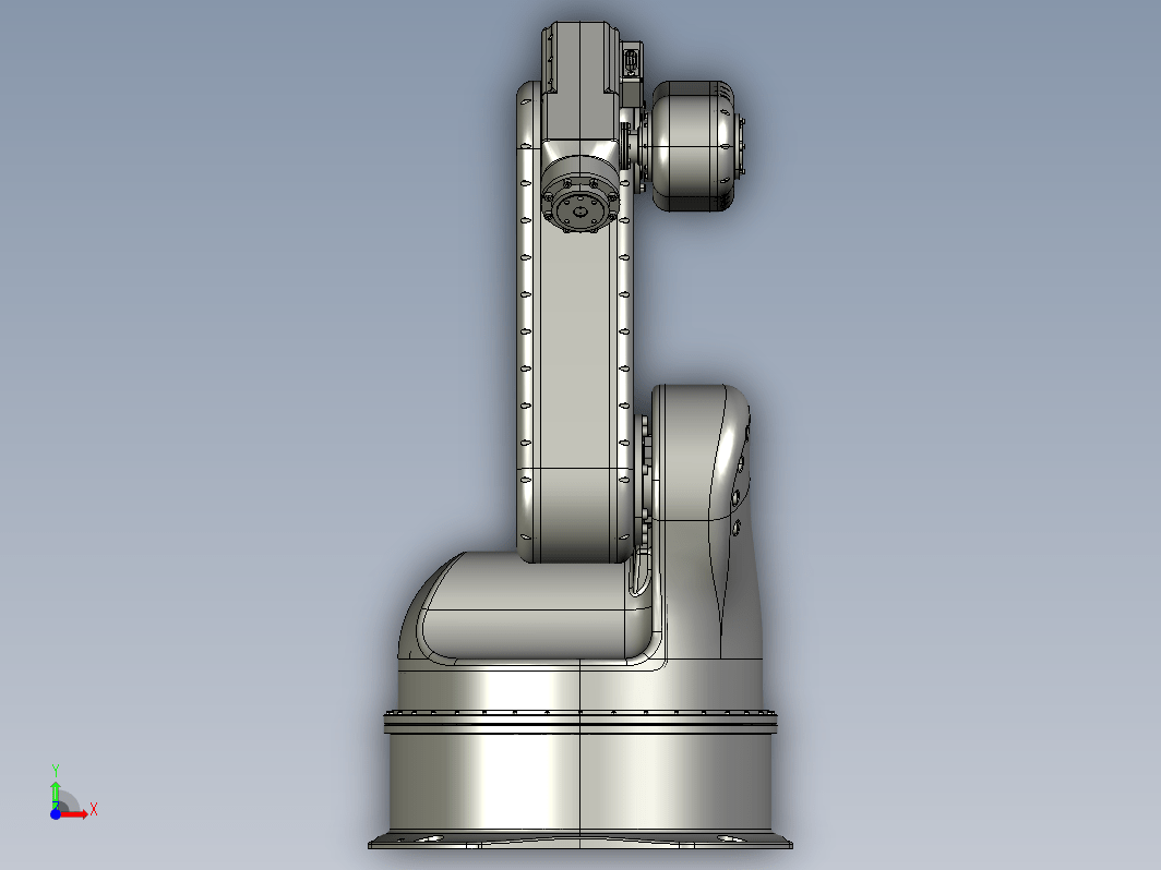 5轴工业机器人3D模型