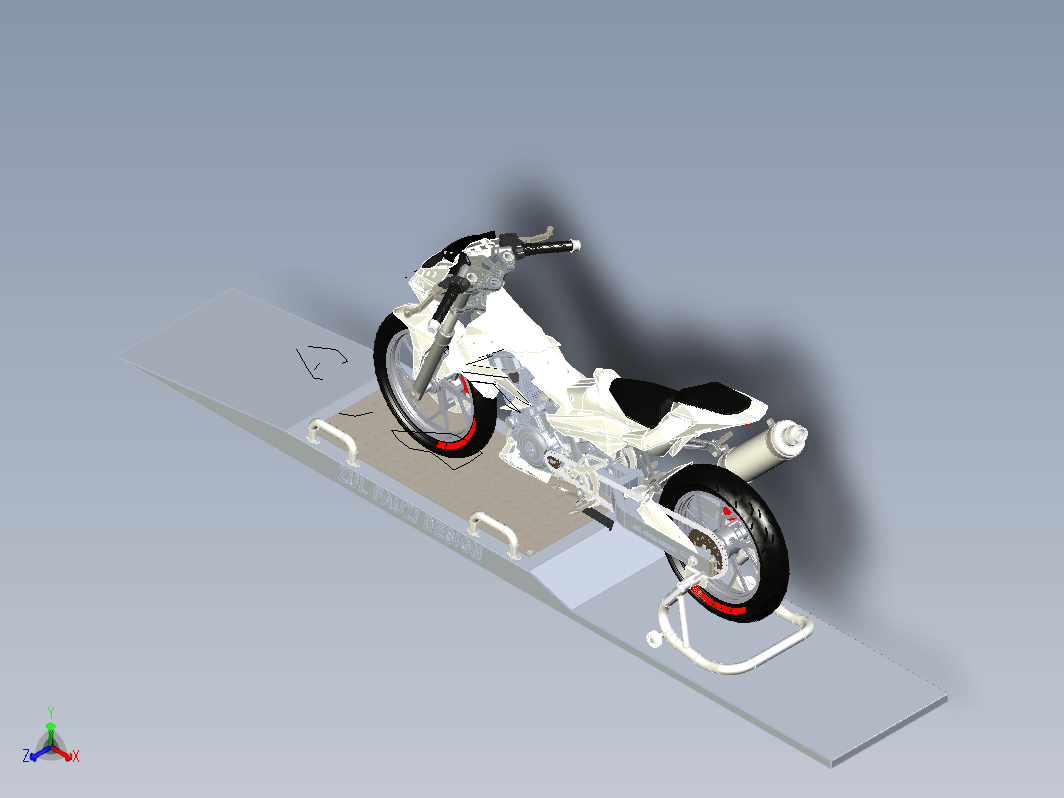 satria摩托车模型