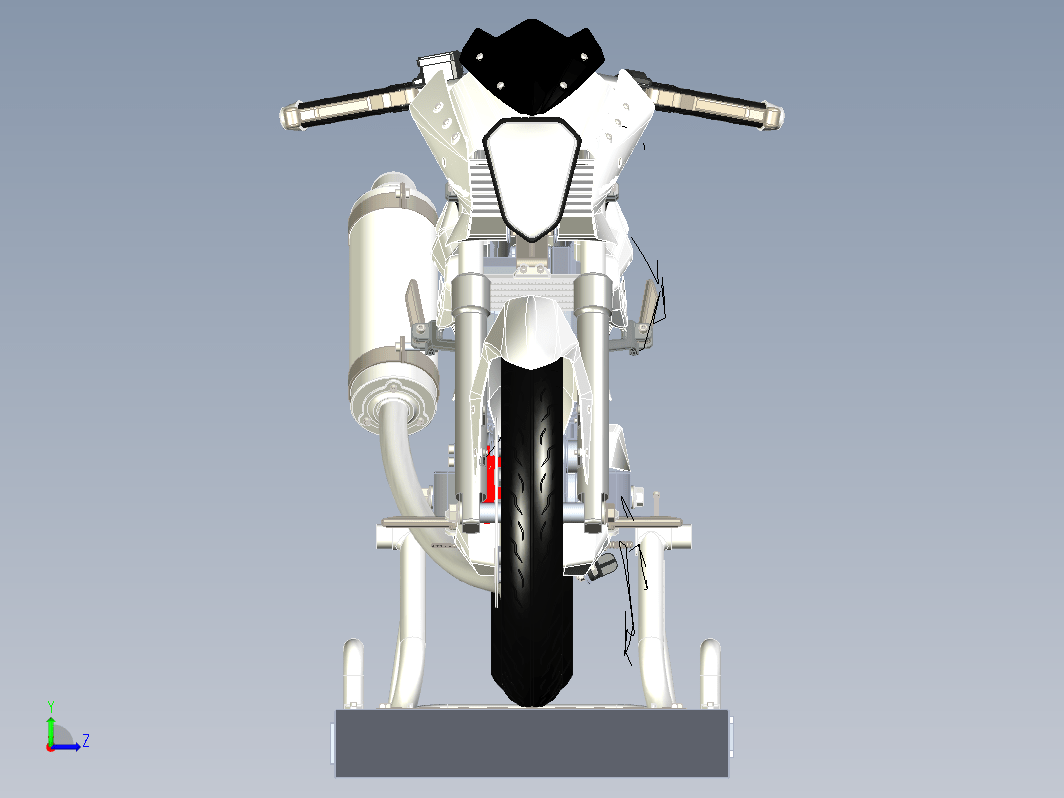 satria摩托车模型