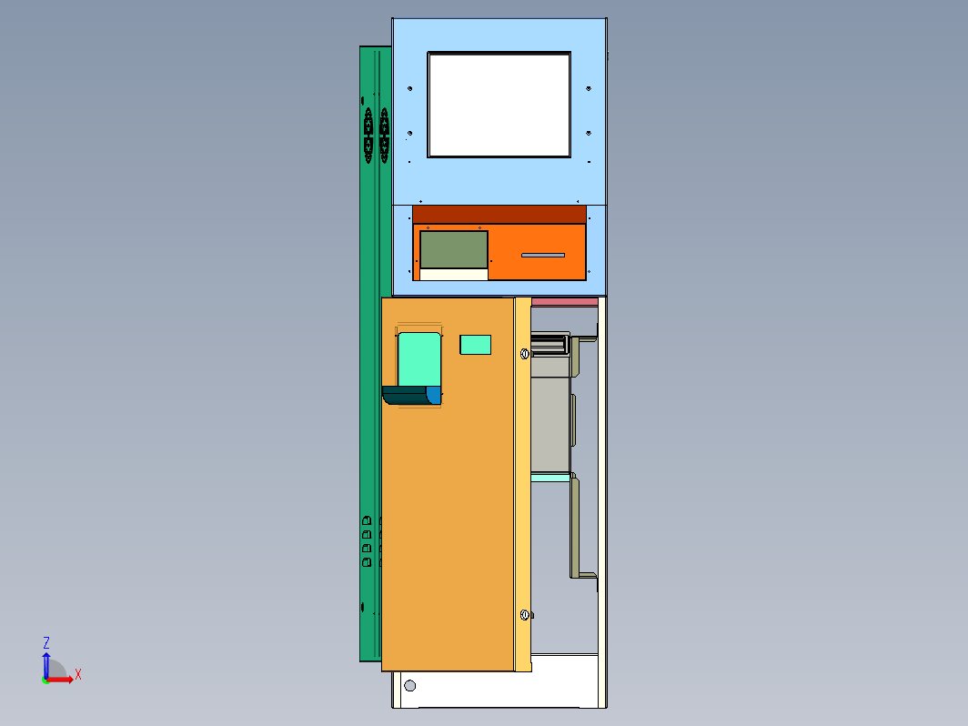 kiosk自助售票机结构