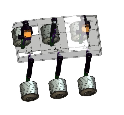 轮腿式移动越障机器人驱动装置的研究设计【说明书+CAD+三维PROE】缩略图