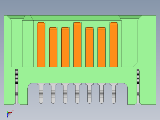 FCI 7pin Sata 垂直水平连接器缩略图