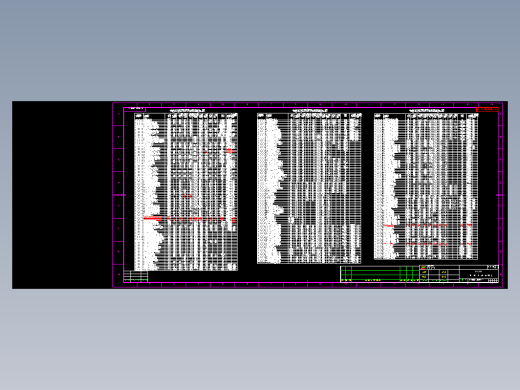 锅炉系统 F146IIS-J0201-11管线表缩略图