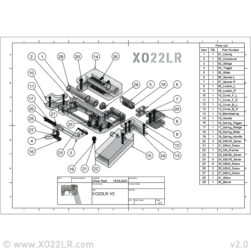 XO22LR玩具枪