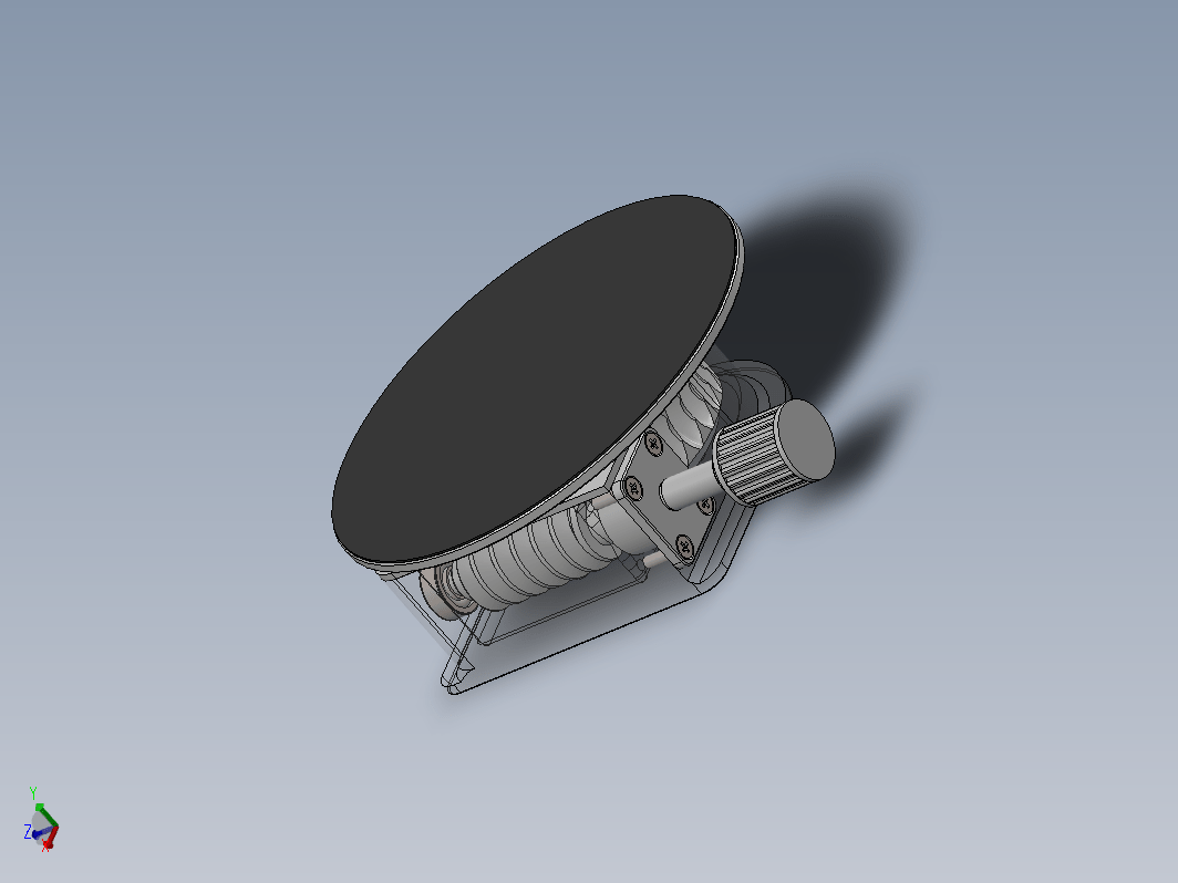 减速器3d打印转台蜗轮蜗杆