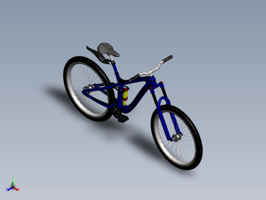 mountain-bike山地自动车结构缩略图