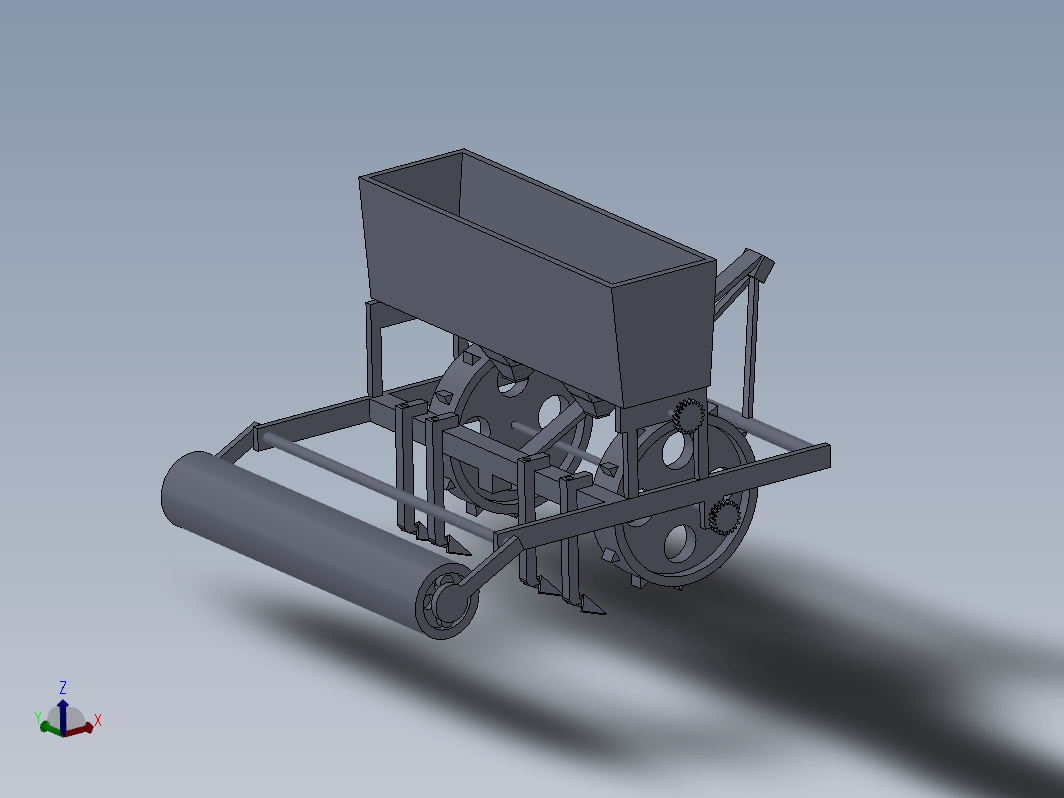 农田播种机设计模型