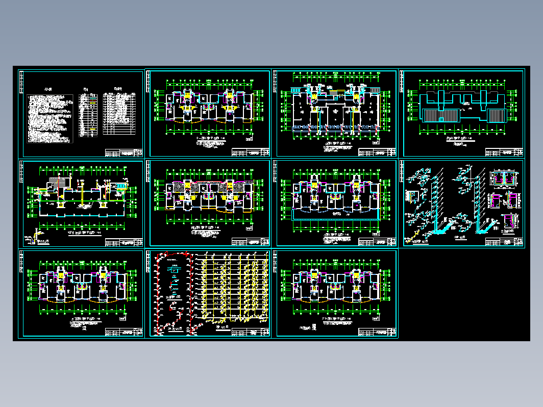 某十二层住宅给排水施工图