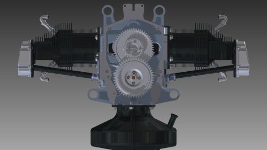 Continental c90飞机发动机图纸